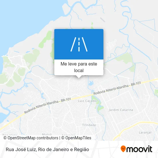 Rua José Luiz mapa