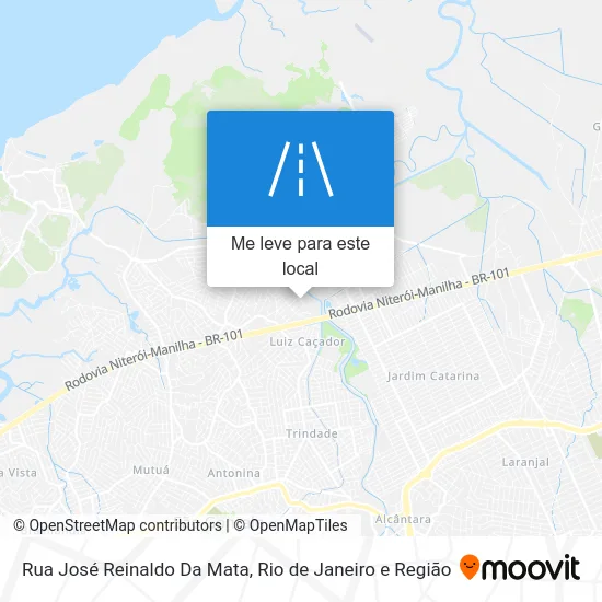 Rua José Reinaldo Da Mata mapa