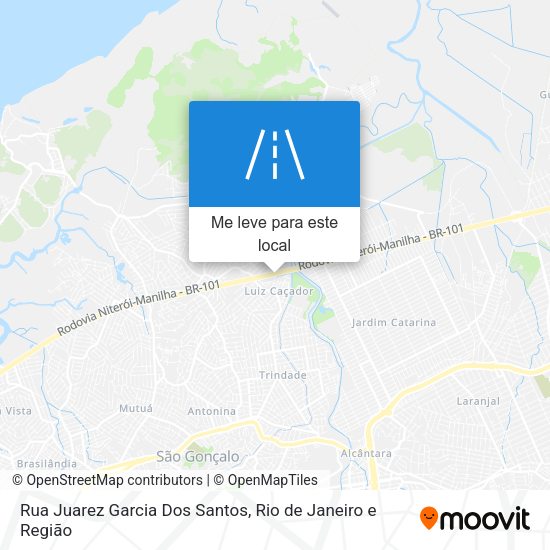 Rua Juarez Garcia Dos Santos mapa