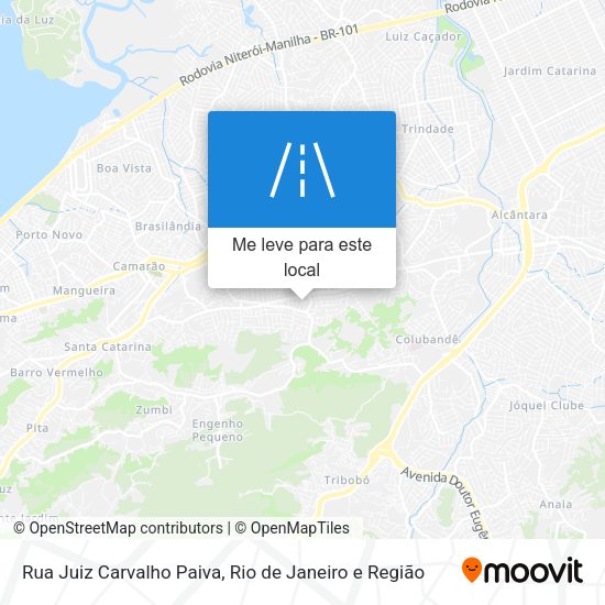 Rua Juiz Carvalho Paiva mapa