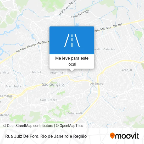Rua Juiz De Fora mapa