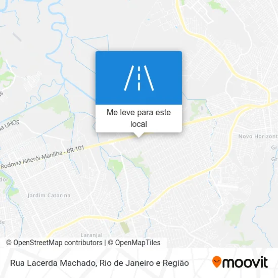 Rua Lacerda Machado mapa