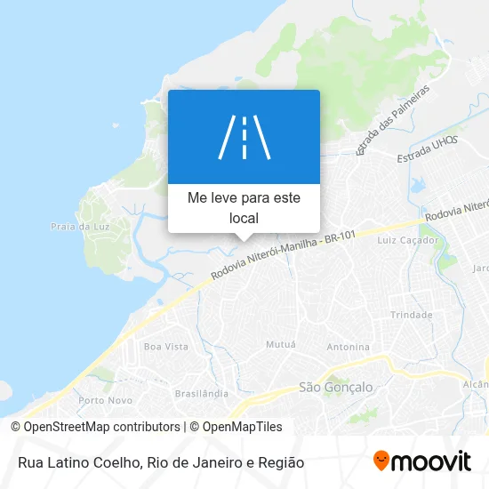 Rua Latino Coelho mapa