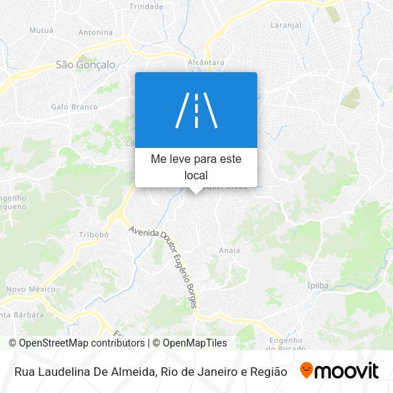 Rua Laudelina De Almeida mapa