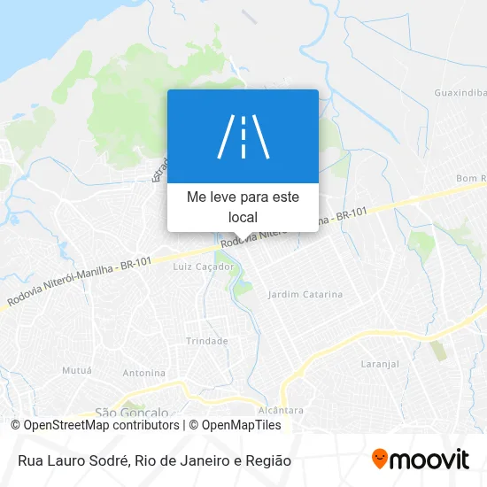 Rua Lauro Sodré mapa