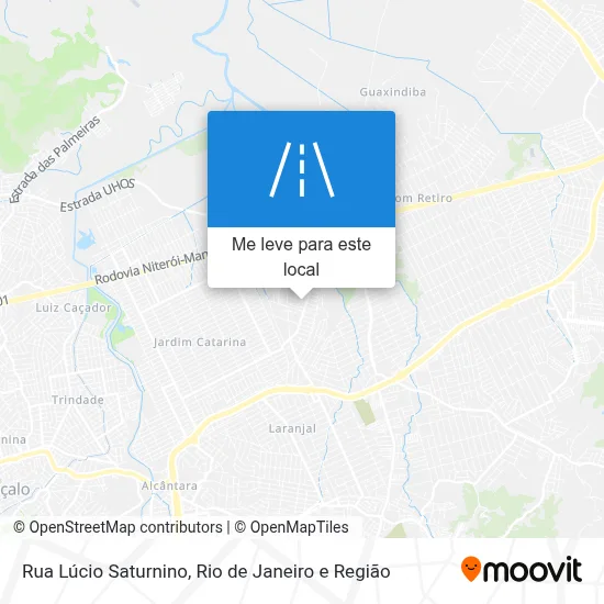 Rua Lúcio Saturnino mapa