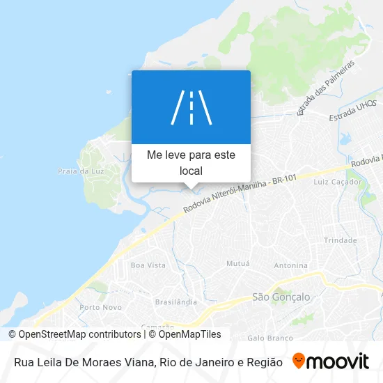 Rua Leila De Moraes Viana mapa