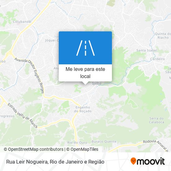 Rua Leir Nogueira mapa