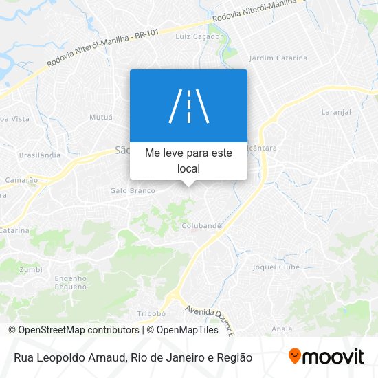 Rua Leopoldo Arnaud mapa
