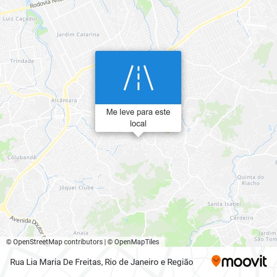 Rua Lia Maria De Freitas mapa