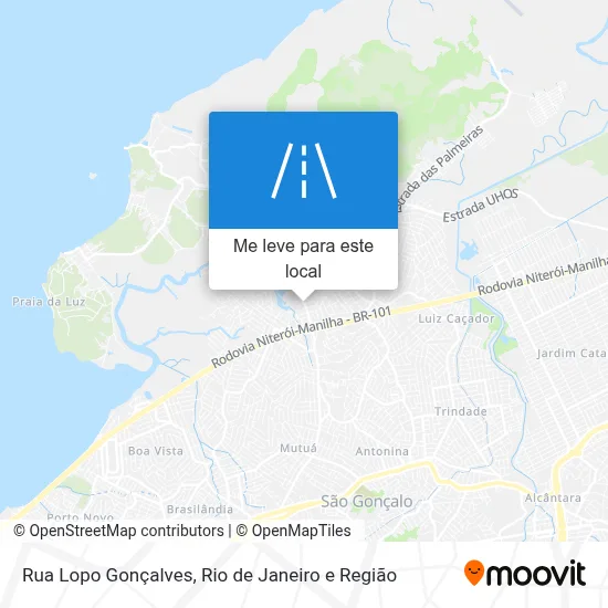 Rua Lopo Gonçalves mapa