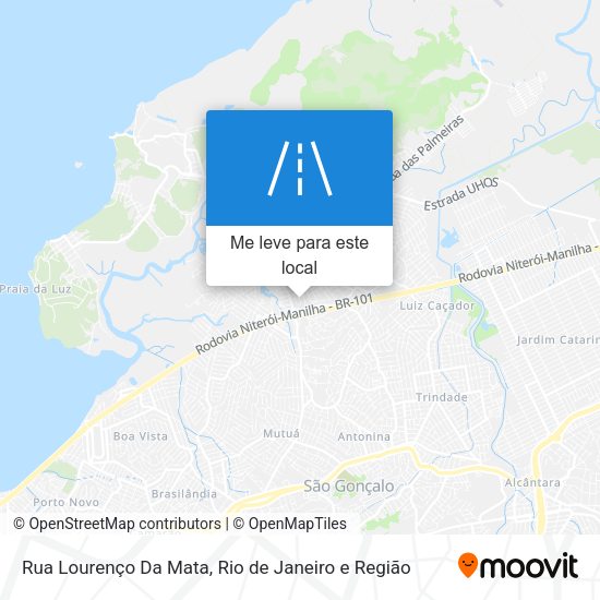 Rua Lourenço Da Mata mapa