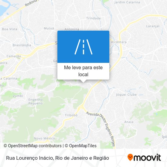 Rua Lourenço Inácio mapa