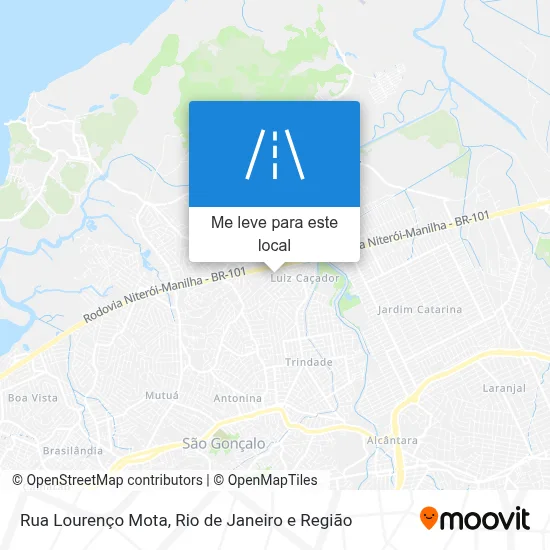 Rua Lourenço Mota mapa