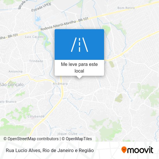 Rua Lucio Alves mapa