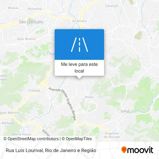 Rua Luis Lourival mapa