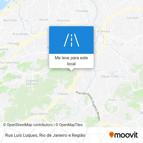 Rua Luis Luques mapa