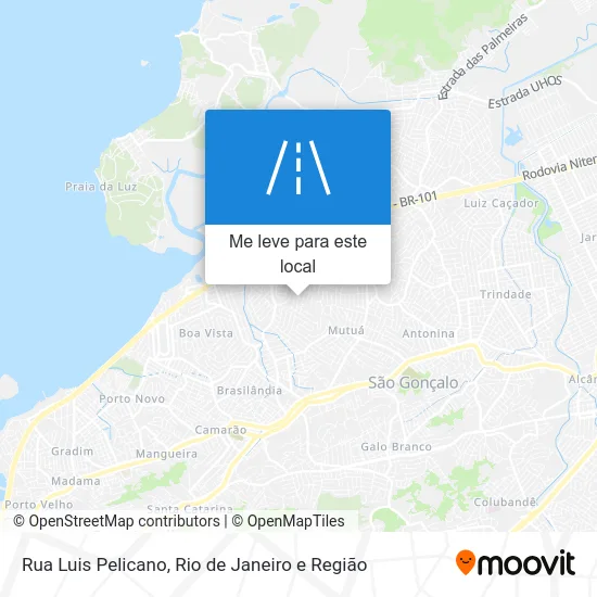 Rua Luis Pelicano mapa