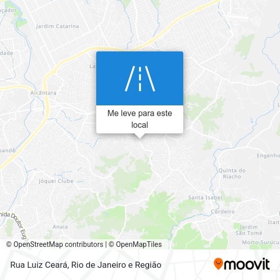 Rua Luiz Ceará mapa
