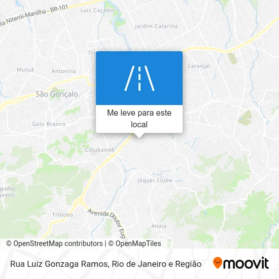 Rua Luiz Gonzaga Ramos mapa