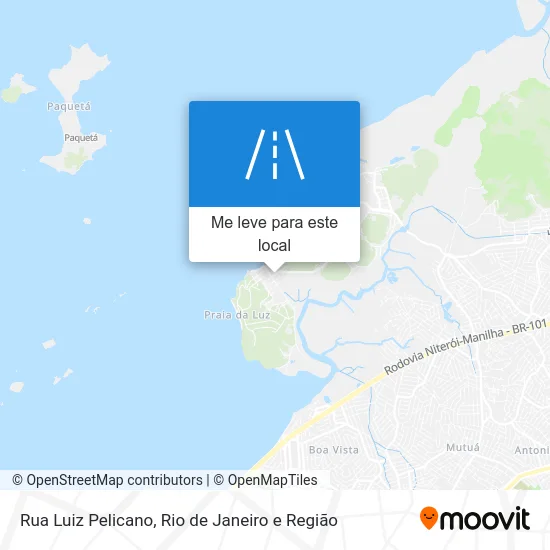 Rua Luiz Pelicano mapa