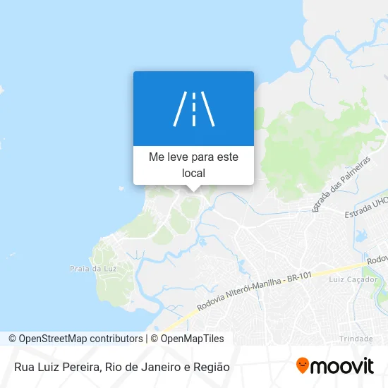 Rua Luiz Pereira mapa