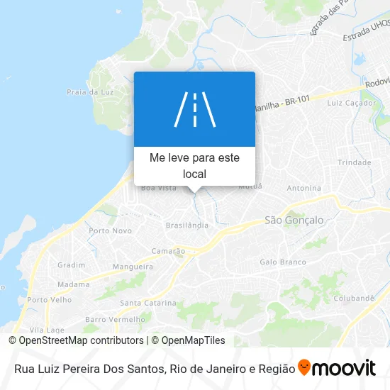 Rua Luiz Pereira Dos Santos mapa