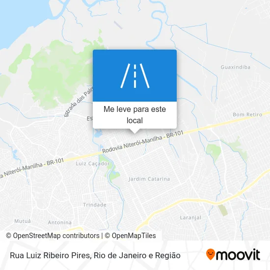 Rua Luiz Ribeiro Pires mapa