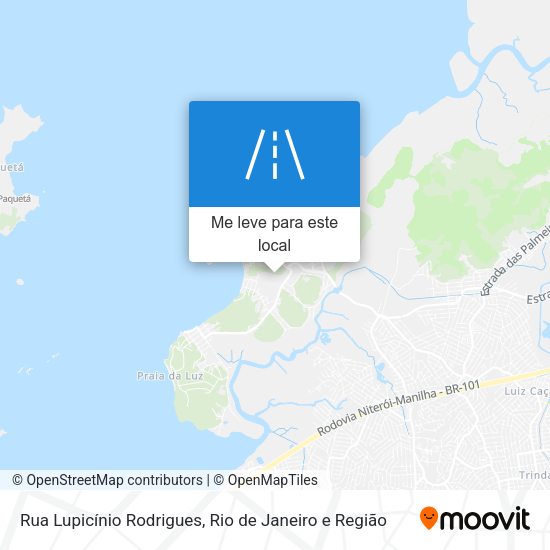 Rua Lupicínio Rodrigues mapa
