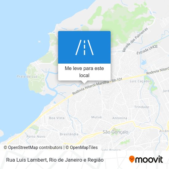 Rua Luís Lambert mapa