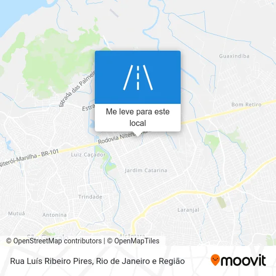 Rua Luís Ribeiro Pires mapa