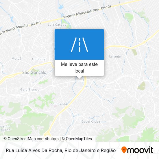 Rua Luísa Alves Da Rocha mapa