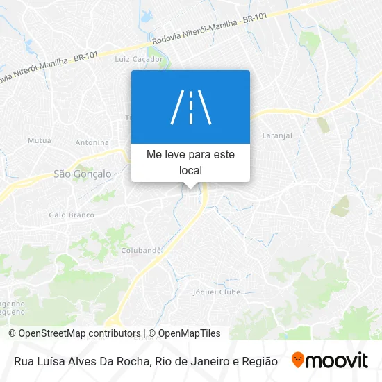 Rua Luísa Alves Da Rocha mapa