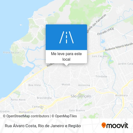 Rua Álvaro Costa mapa