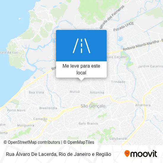 Rua Álvaro De Lacerda mapa