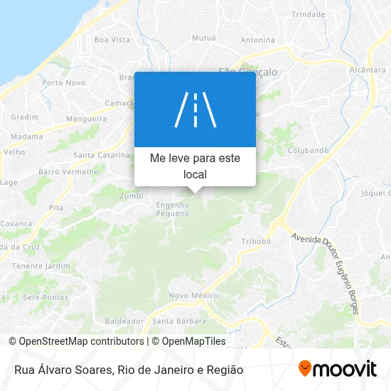 Rua Álvaro Soares mapa