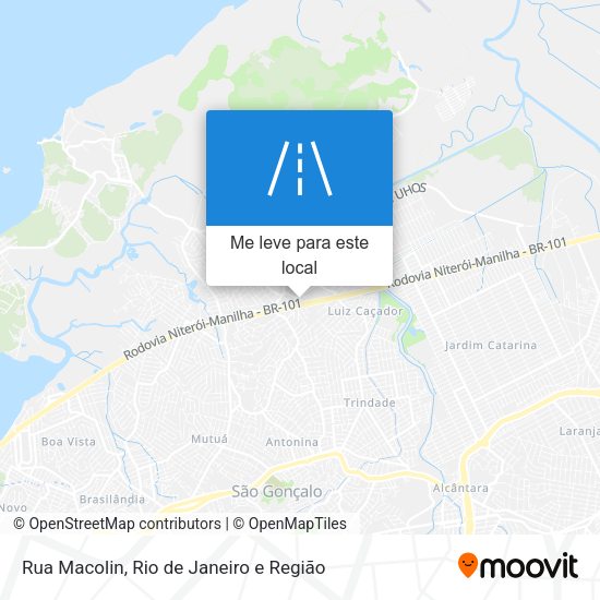 Rua Macolin mapa