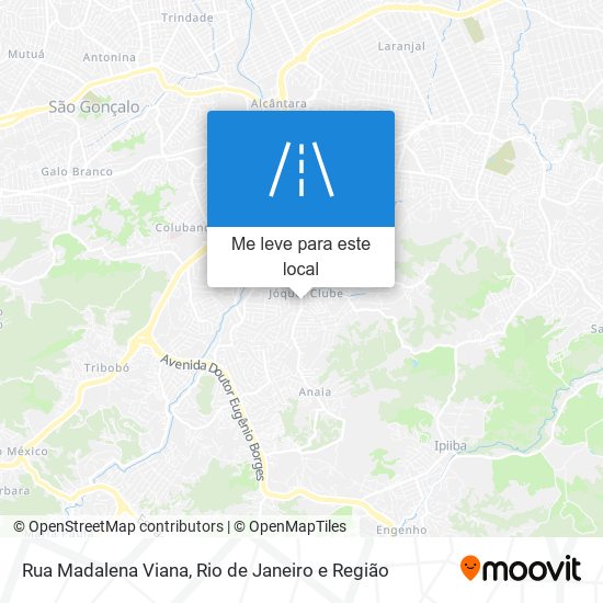 Rua Madalena Viana mapa