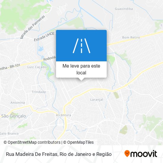 Rua Madeira De Freitas mapa
