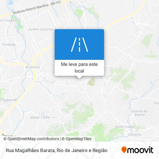 Rua Magalhães Barata mapa