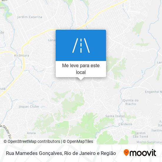 Rua Mamedes Gonçalves mapa