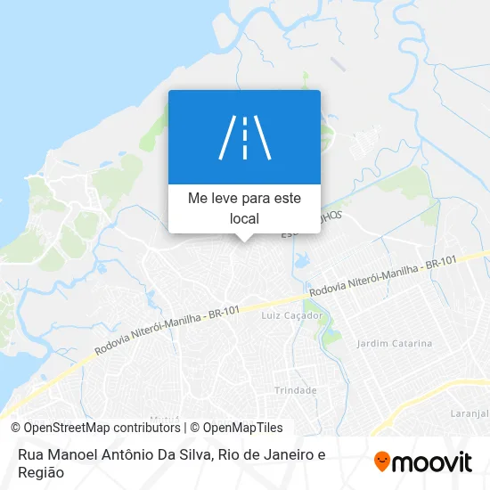 Rua Manoel Antônio Da Silva mapa