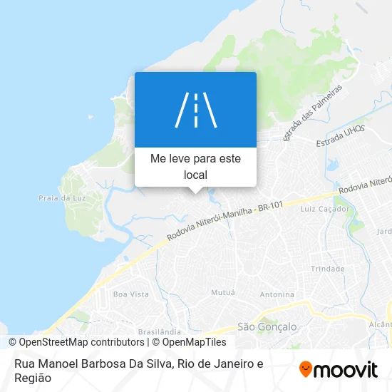 Rua Manoel Barbosa Da Silva mapa