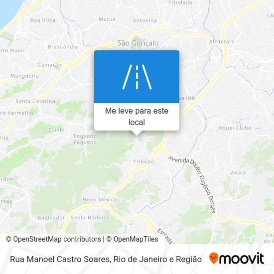 Rua Manoel Castro Soares mapa