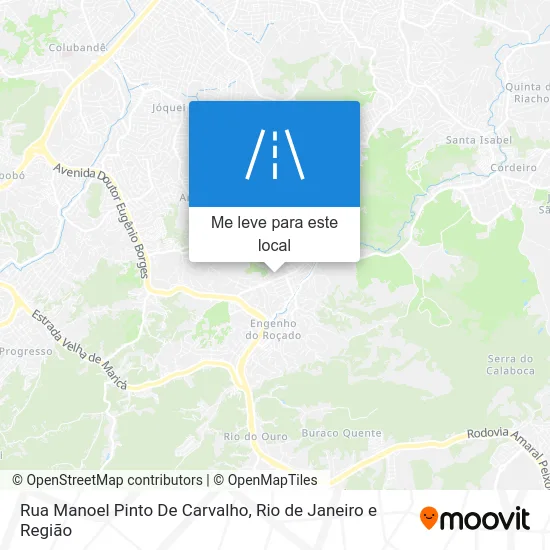 Rua Manoel Pinto De Carvalho mapa