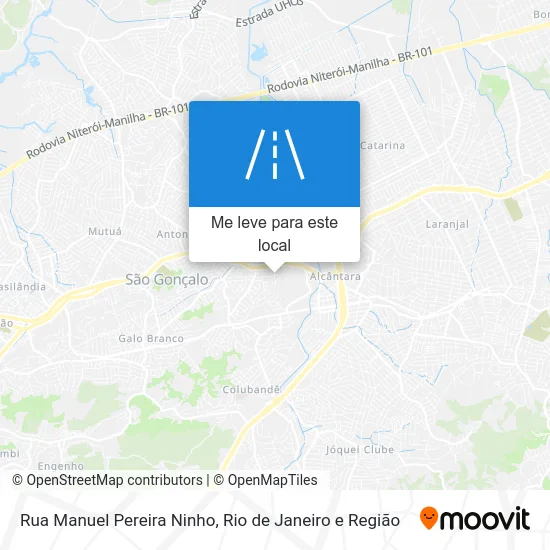 Rua Manuel Pereira Ninho mapa