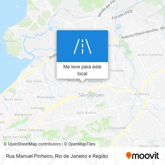 Rua Manuel Pinheiro mapa