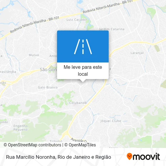 Rua Marcílio Noronha mapa