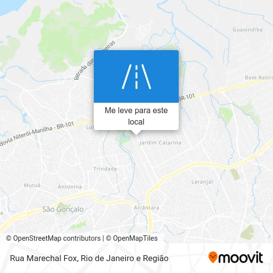 Rua Marechal Fox mapa