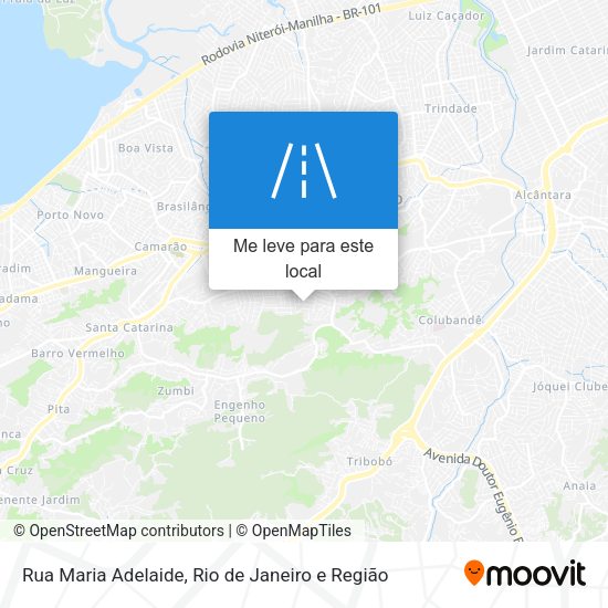 Rua Maria Adelaide mapa